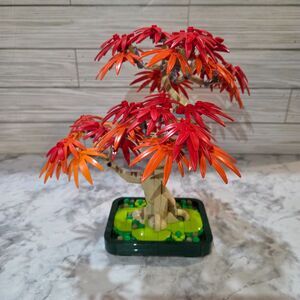 LEGO Botanicals Japanese Red Maple Bonsai Tree 10348 Complete Set 474 Piece